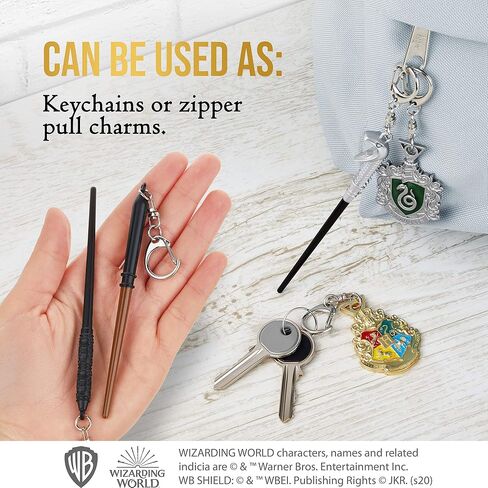 بي.ام.اي مجموعة سلاسل مفاتيح هاري بوتر مكونة من 6 قطع - تتضمن اللورد فولدمورت وسيفيروس سناب وعصا لوسيوس مالفوي وغيرها - هدايا هاري بوتر وميرش واكسسوارات وهدايا الحفلات من بي ام اي، ذهبي، مجموعة من 6 in Kuwait