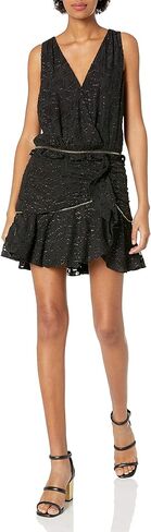 Ramy Brook Women's Ensley Gold Foil Detail Mini Dress in Saudi Arabia