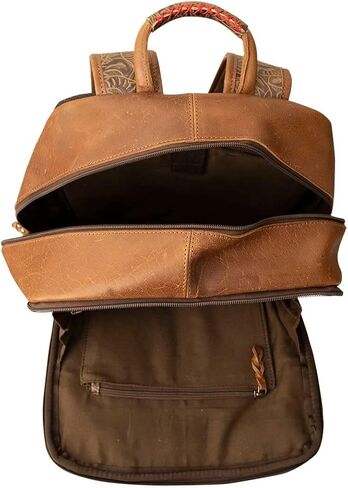 STS Ranchwear Women's Compact Multi-Function Leather Kai Collection Backpack, Black, One Size in Saudi Arabia