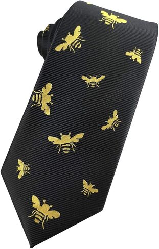 ربطات عنق رجالي من KOOELLE على شكل طائر النحل والثعلب والغزال والأسد والحيوانات البرية من قماش الجاكار in Kuwait