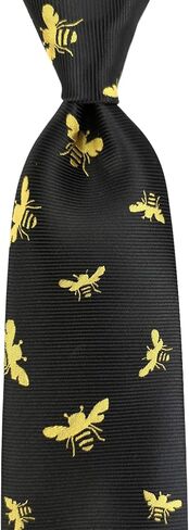 ربطات عنق رجالي من KOOELLE على شكل طائر النحل والثعلب والغزال والأسد والحيوانات البرية من قماش الجاكار in Kuwait