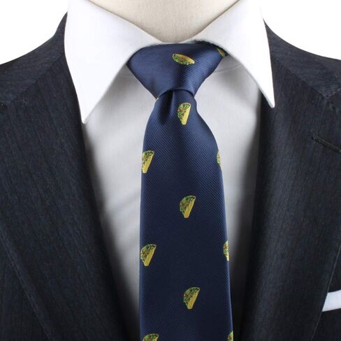 Tie Funny Neckties Lovely Blue Parrot Rain Fashion Wide Novelty Neck Ties For Men teen in Saudi Arabia