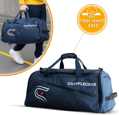 GrappleGear BJJ Convertible Duffel/Backpack with Dedicated Pocket for Gi and Rashguards - Brazilian Jui Jitsu, Martial Arts in Saudi Arabia