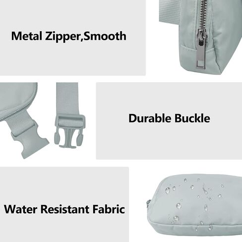 Cross body Belt Bag for Women Mini Fanny Pack for Men Fashionable Everywhere Belt Bag Cute Waist Pack for Running Travelling (Beige) in Saudi Arabia