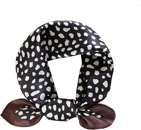 أوشحة حريرية مربعة 100% - 21 بوصة × 21 بوصة - وشاح خفيف الوزن مطبوع رقميًا للرقبة in Kuwait