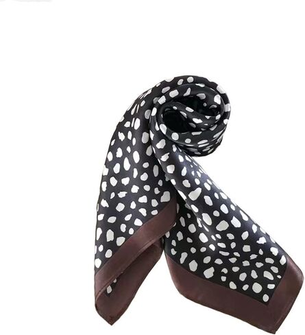 أوشحة حريرية مربعة 100% - 21 بوصة × 21 بوصة - وشاح خفيف الوزن مطبوع رقميًا للرقبة in Kuwait