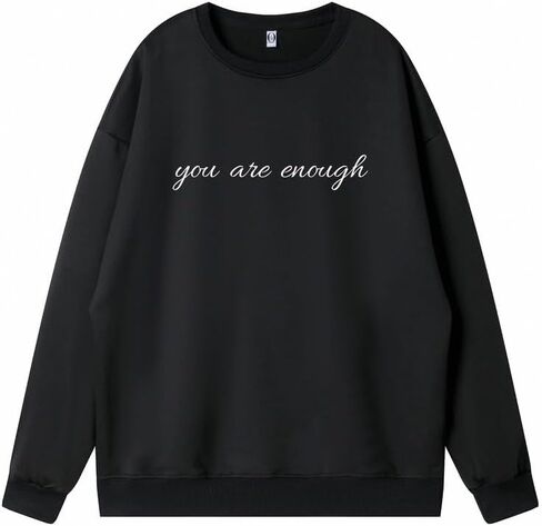 Dear Person Behind Me Hoodie You Are Enough Graphic Sweatshirts for Women Mental Health Awareness Shirt Pullover Top in Saudi Arabia