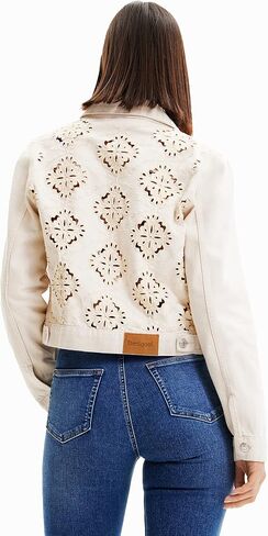 Desigual Women's Woman Denim Trucker Jacket in Saudi Arabia