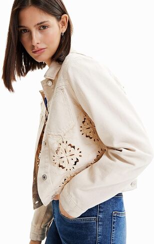Desigual Women's Woman Denim Trucker Jacket in Saudi Arabia