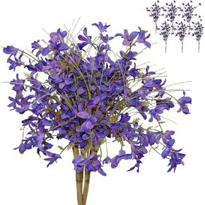 16" 24pcs Spring Summer Fall Artificial Silk Wild Flowers Blooming Bouquets for Crafts or Vase - Rustic Farmhouse Wedding and Home Flowers Decor (Yellow)