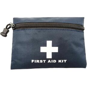 Red Emergency Bag First Aid Bag Small Empty Travel Rescue Bag Pouch First Responder Storage Medicine Pocket Bag for Car Home Office Kitchen Nurse Sport Outdoors Bag Only (Pink 16x11cm)