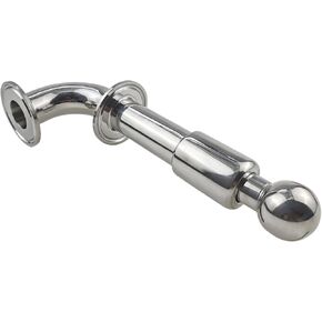 Elbow Type Rotating CIP Spray Ball 1.5" TC to 1.5"TC Double Tri Clover Stainless Steel SS304 Tri Clamp Tank Cleaning Ball