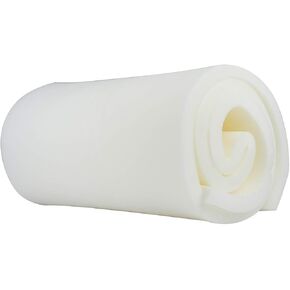 High Density Upholstery Foam Cushion Soft Foam Padding Upholstery Sheet Seat Replacement for Sofa, Chair Cushions, Car Seat, 1" H x 19" W x 75" L