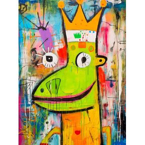 Rainbow Ribbit: Frog Ensemble - 1000 Piece Jigsaw Puzzle - Vibrant Eco-Friendly Puzzle - Premium Quality - Unique Artwork for Adults - by Cross & Glory