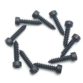 50pcs M2.6 12mm Alloy Steel Allen Hex Socket Head Cap Self-Tapping Screw