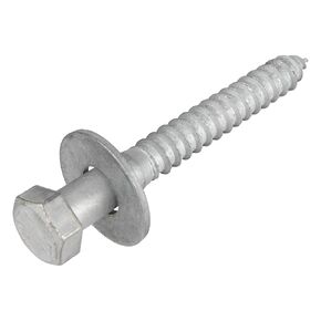 1/2 x 10 (25 Pack) Lag Screw Kit, 25 Screws and 25 washers, Hot Dip Galvanized, Meets ASME B18.2.1 Industrial/Commercial Grade by Makers Bolt