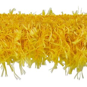 Trims by The Yard Jenny Hairy Gimp Fringe Trim | Black | (5 Yard Cut)