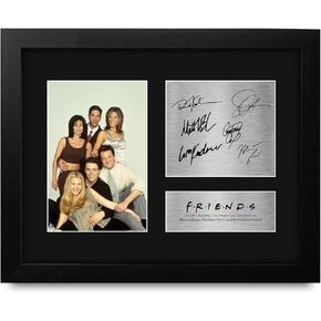 HWC Trading Friends Gifts USL Framed Printed Signed Autograph Picture for TV Show Fans - US Letter Size