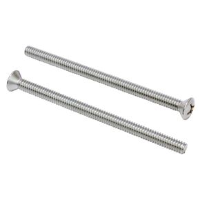 Bolt Dropper 1/4''-20 X 4-1/2'' Phillips Oval Head Machine Screw, (25 Pack), 18-8 (304) Commercial Grade Corrosion Resistant Steel, Toggle Bolts
