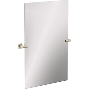 Moen Triva Matte Black 36" H x 25.44" W Pivoting Adjustable Wall Mount Bathroom Vanity Mirror, BP1892BL