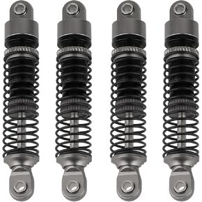 4PCS 65mm Aluminum Shocks Absorbers Oil Threaded Damper for 1/18 RC Crawler TRX4M TRX-4M Bronco Defender K10 Upgrade Parts (black) in Kuwait