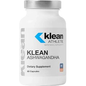 Klean ATHLETE Klean Ashwagandha - for Occasional Stress - Supports Adaptations to Training* - Adaptogen Blend - Vegan & Non GMO - 60 Capsules