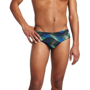 Speedo Unisex Adult Modern Precision Brief, Team Royal Blue/Bright Green, 26 US