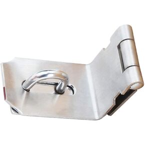 Right Angle Padlock Hasp, Tiberham Stainless Steel 90 Degree Hasp and Staple with Screws, Heavy Duty Door Clasp Gate Lock Shed Latch Padlock Staple for Doors and Windows
