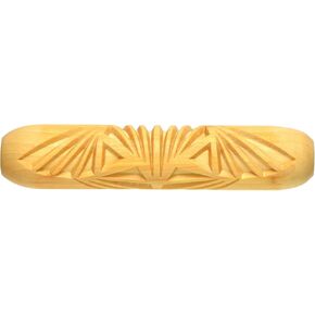 MKM Pottery Tools Wood Big Hand Rollers for Clay (BHR-37 Feathers)
