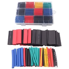 750Pcs Heat Shrink Tubing Kit Wire Shrink Wrap Tubing Shrink Ratio 3:1 Marine Grade Shrink Wrap Pressure Resistance 1KV Long Lasting Insulation Perfect for Home Automotive and Industrial