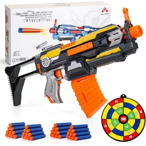 Toy Gun with 120 Soft Foam Darts, 40-Dart Rotating Drum, Foam Dart Gun Shooting Game for Outdoor Games Toys for 6+ Year Old Boys Girls