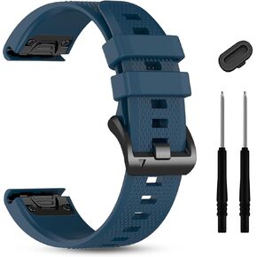 Silicone WatchBand Compatible with Fenix 7S/Fenix 6S/Fenix 5S, 20mm Quickfit Sport Band for Fenix 7S pro/Fenix 6S pro/Fenix 5S plus/Descent Mk3/Mk3i/Epix Pro/Approach S70