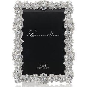 Lawrence Frames Silver Cluster Frame, 4x6
