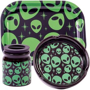Fujima Smoking Essentials Gift Set | 3pc Set (Aliens)