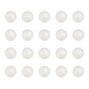 uxcell 25pcs 3/16" Nylon Solid Plastic Bearing Balls G1 Precision