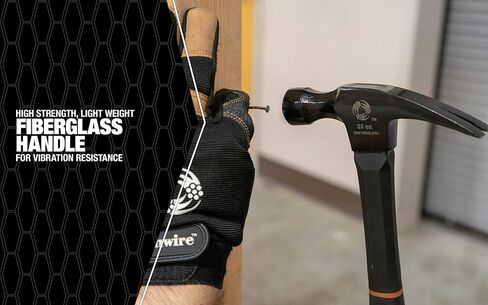 Southwire Bmeh-18 Heavy Duty Romex Electrician's Hammer; Romex Staple Remover; Tether Hole For Safety; 18 oz Head with Smooth Face; Heavy Duty Drop Forged Steel -65116740 in Saudi Arabia