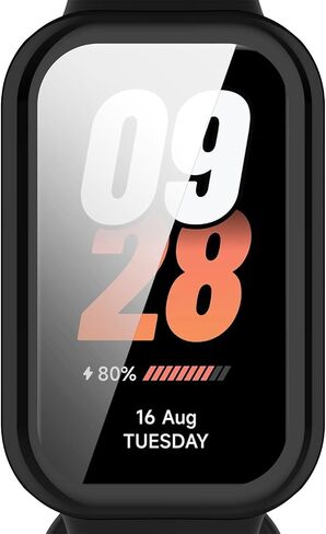 MOTONG Compatible with Xiaomi Band 8 Active Case Cover - Full Coverage TPU Protective Case Cover Compatible with Xiaomi Band 8 Active/Redmi Band 2(TPU Black) in Saudi Arabia