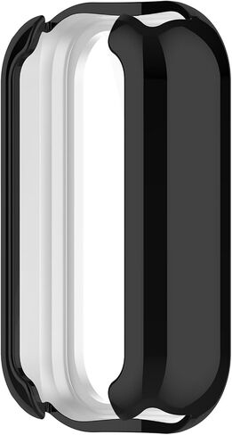 MOTONG Compatible with Xiaomi Band 8 Active Case Cover - Full Coverage TPU Protective Case Cover Compatible with Xiaomi Band 8 Active/Redmi Band 2(TPU Black) in Saudi Arabia