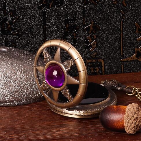 قلادة مرآة سبج مرآة، أدوات مسح مرآة السحر، لوازم مرآة ديكور العرافة، كريستال سبج، لوازم السحر in Kuwait