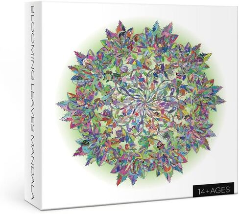 Mandala Puzzle 1000 Pieces for Adult, Difficult Impossible Hard Puzzles 1000 Pieces, Challenging Colorful Round Jigsaw Puzzle in Saudi Arabia