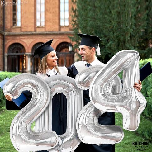 KatchOn, Giant Hot Pink 2024 Balloon Numbers - 40 Inch, New Years Balloons | 2024 Pink Balloons for Happy New Years Decorations 2024 | Foil 2024 Balloons Hot Pink, New Years Eve Party Supplies 2024 in Saudi Arabia