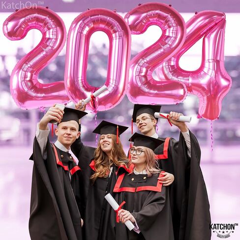 أرقام بالونات كاتش أون، باللون الوردي الساخن العملاق 2024 - 40 بوصة، بالونات السنة الجديدة | 2024 بالونات وردية لزينة رأس السنة الجديدة 2024 | بالونات فويل 2024 باللون الوردي الساخن، لوازم حفلات ليلة رأس السنة 2024 in Kuwait