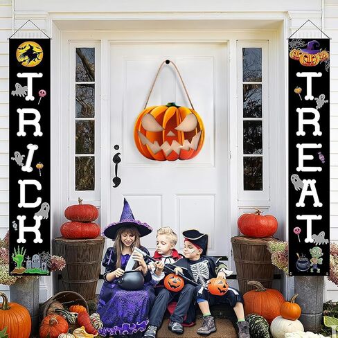 إكليل الهالوين للباب الأمامي يضيء ديكورات الهالوين، زينة منزلية داخلية وخارجية-1 in Kuwait