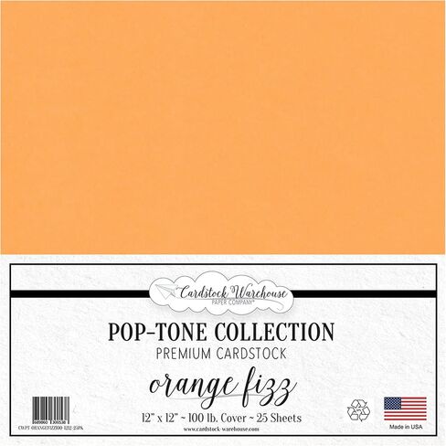 Cardstock Warehouse Pop Tone Lemon Drop - 12 x 12" - 100 Lb. / 270 Gsm Premium Matte Cardstock Paper - 25 Sheets in Saudi Arabia