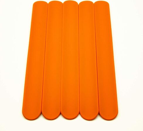 Blank Colored Silicone Slap Bracelets,Multi-Color,8" x1" in Saudi Arabia