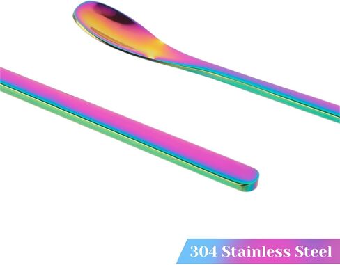 Abeillo 2Pcs Reptile Spoon, Stainless Steels Stirring Food Feeding Spoon, Long Handle Stirring Spoons, Powder Fruit Mixing Stirring Food Feeding Tool for Gecko Lizard Gargoyle Bearded Crested in Saudi Arabia