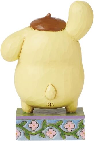 Enesco Sanrio by Jim Shore Pompompurin with Cookie Figurine- Stone Resin Hand Painted Crafted Collectible Hello Kitty Figurines Home Decor Statue, 5 Inch in Saudi Arabia