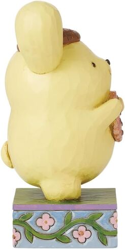 Enesco Sanrio by Jim Shore Pompompurin with Cookie Figurine- Stone Resin Hand Painted Crafted Collectible Hello Kitty Figurines Home Decor Statue, 5 Inch in Saudi Arabia
