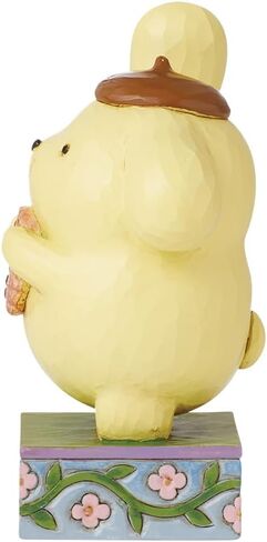 Enesco Sanrio by Jim Shore Pompompurin with Cookie Figurine- Stone Resin Hand Painted Crafted Collectible Hello Kitty Figurines Home Decor Statue, 5 Inch in Saudi Arabia