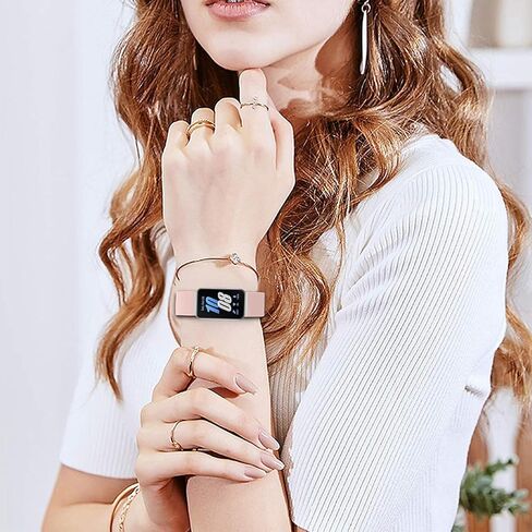 Nigaee 3 Pack Soft Silicone Watch Bands Compatible with Samsung Galaxy Fit 3,Adjustable Breathable Replacement Sport Straps & Slim Lace Silicone Wristbands for Women Men in Kuwait